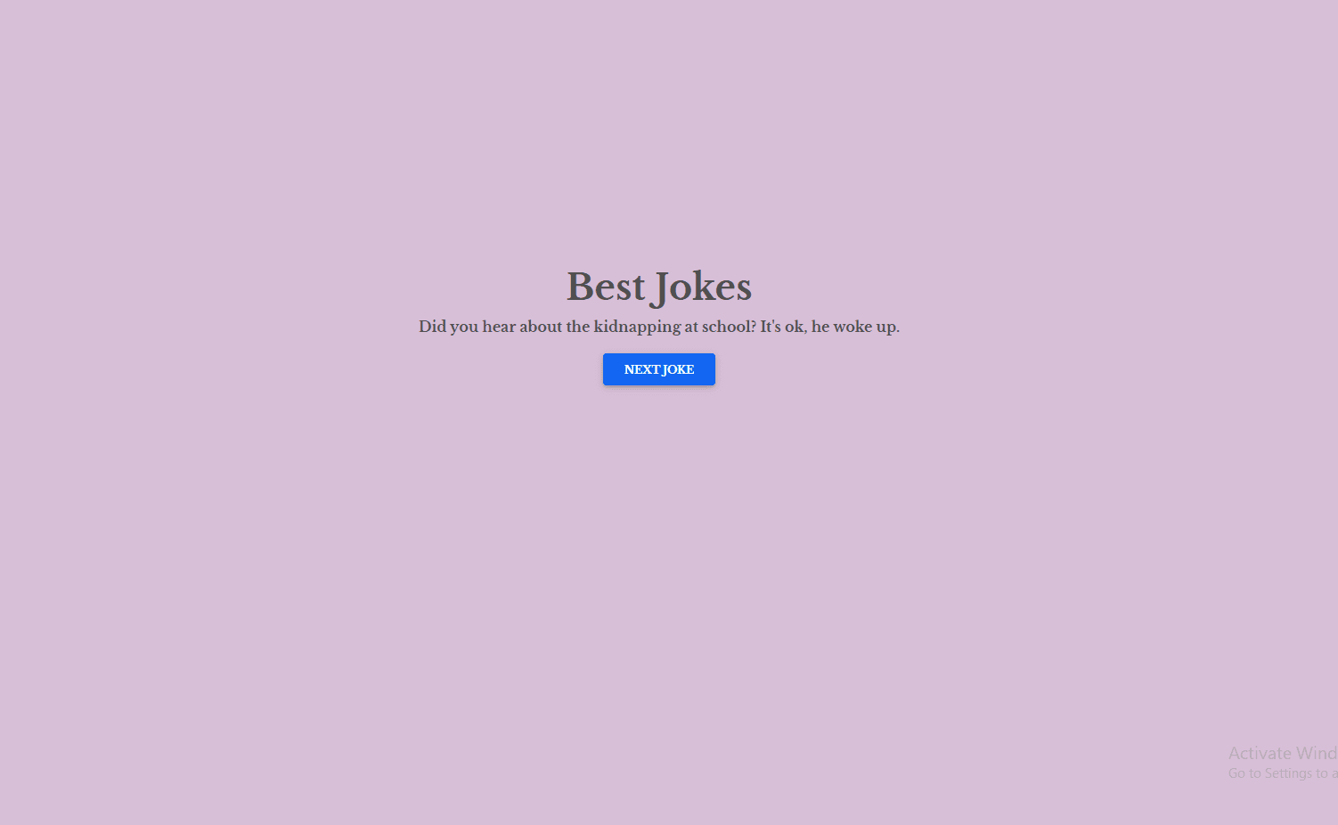 Random Jokes